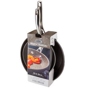 Stellar Rocktanium Non-Stick Frying Pan Set